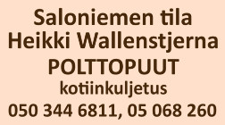Saloniemen tila / Heikki Wallenstjerna logo